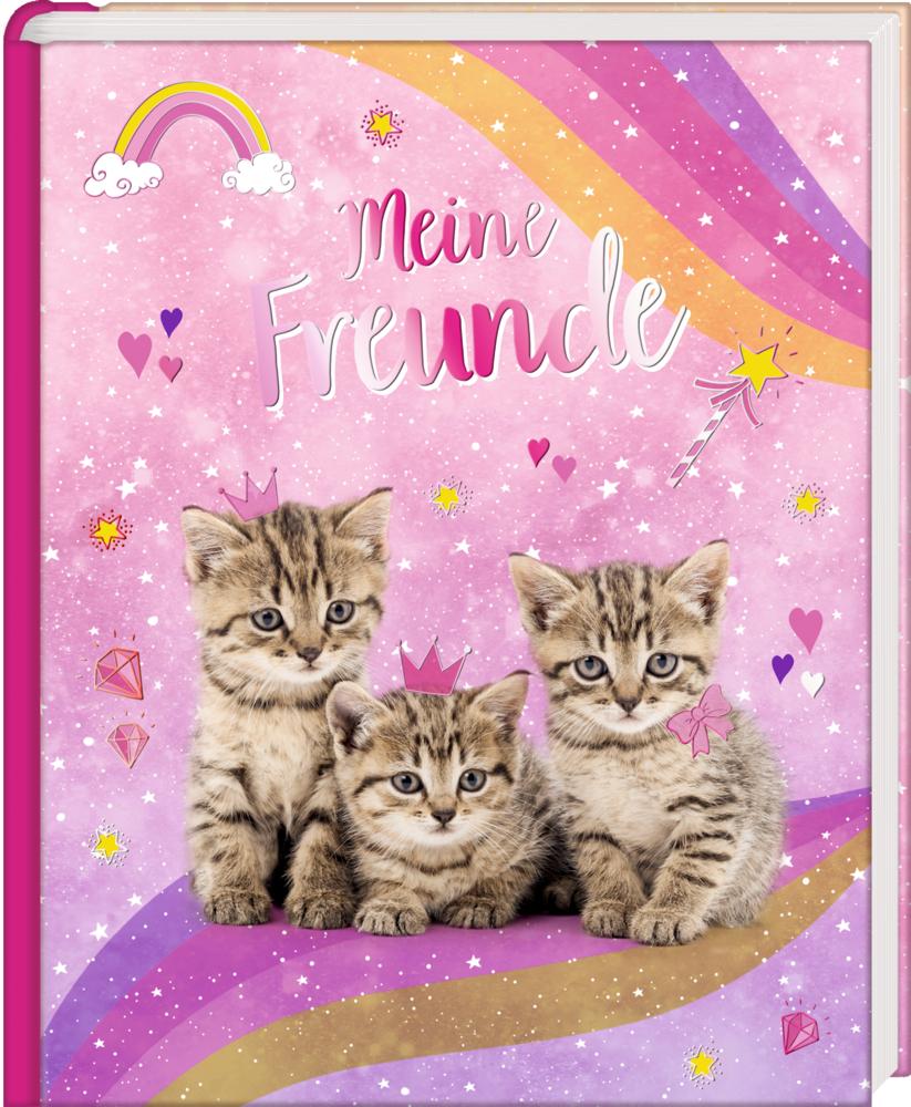 Vorderes Coverbild Freundebuch - Cosmic School - Meine Freunde (Kätzchen)