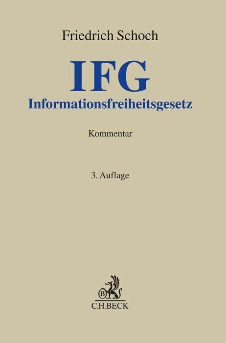 Vorderes Coverbild Informationsfreiheitsgesetz. IFG