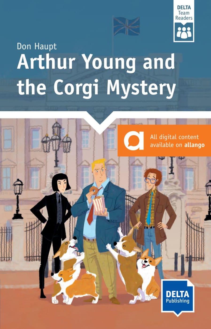 Vorderes Coverbild Arthur Young and the Corgi Mystery. Reader + Delta Augmented