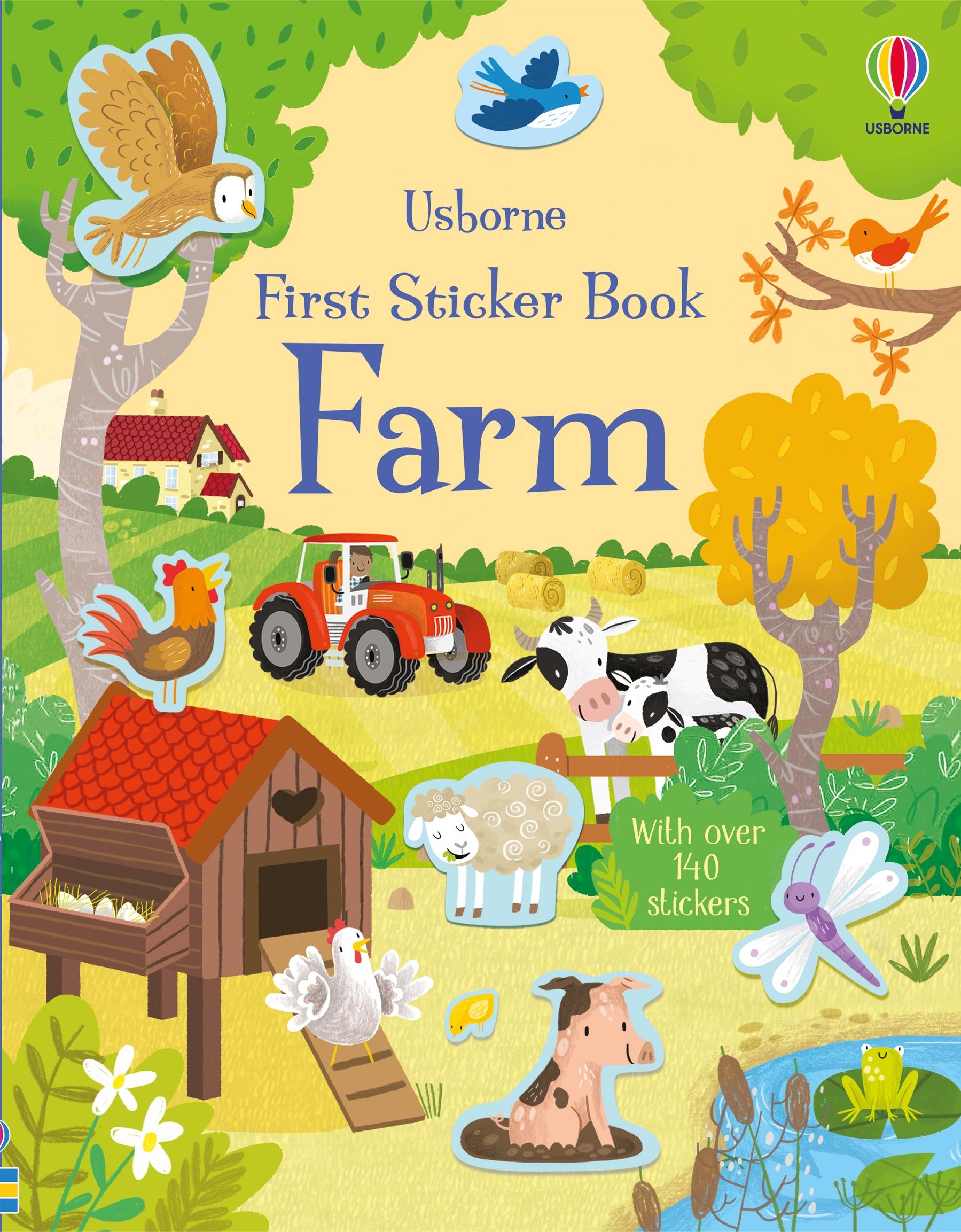 Vorderes Coverbild First Sticker Book Farm
