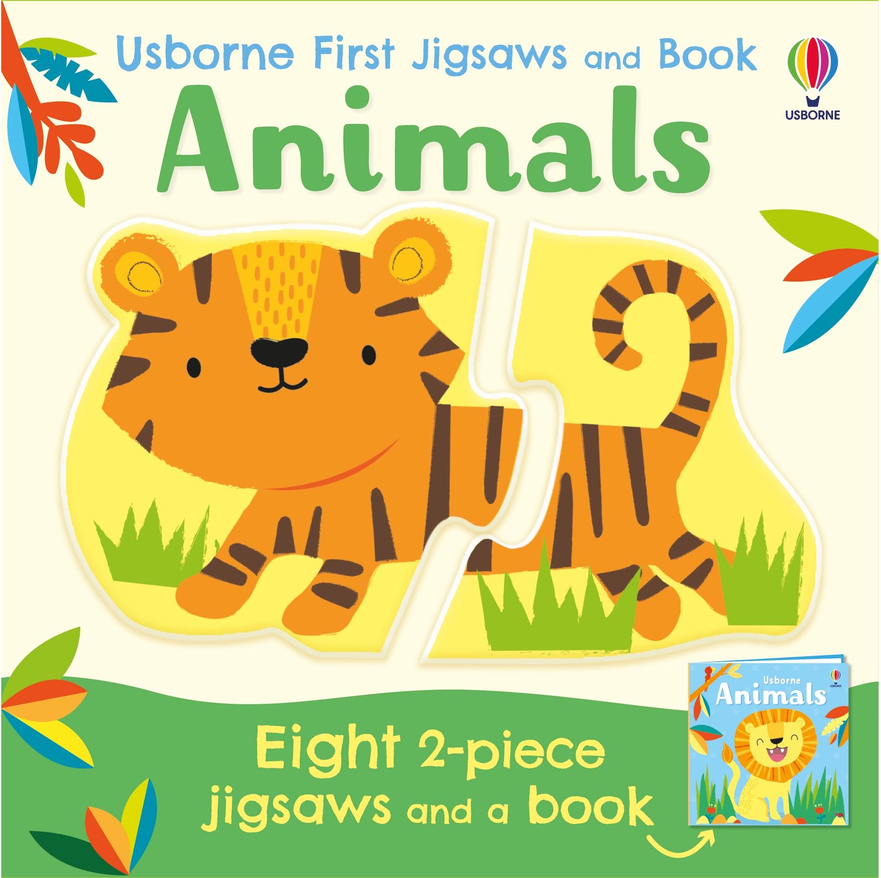 Vorderes Coverbild Usborne First Jigsaws and Book: Animals