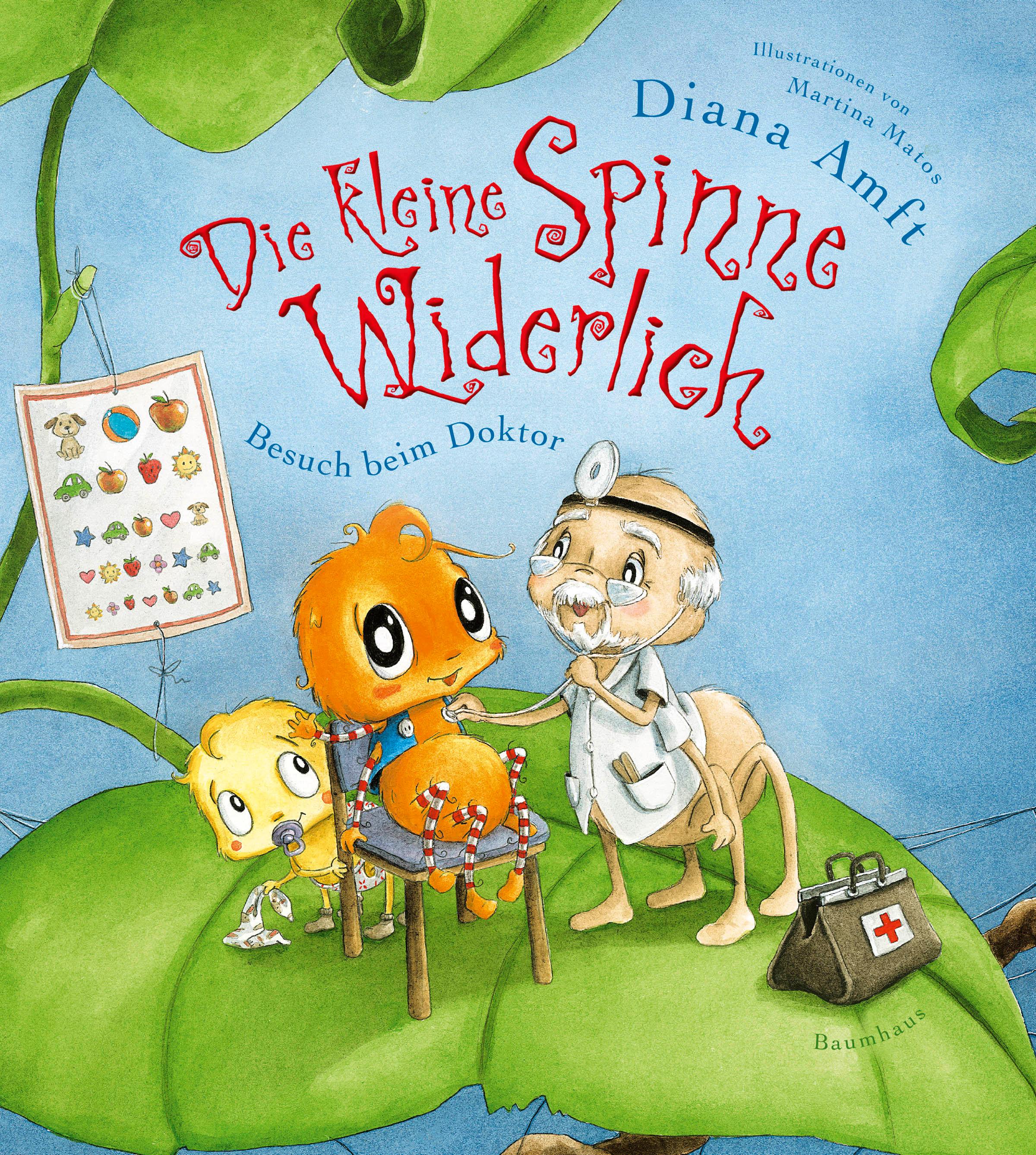 Vorderes Coverbild Die kleine Spinne Widerlich - Besuch beim Doktor