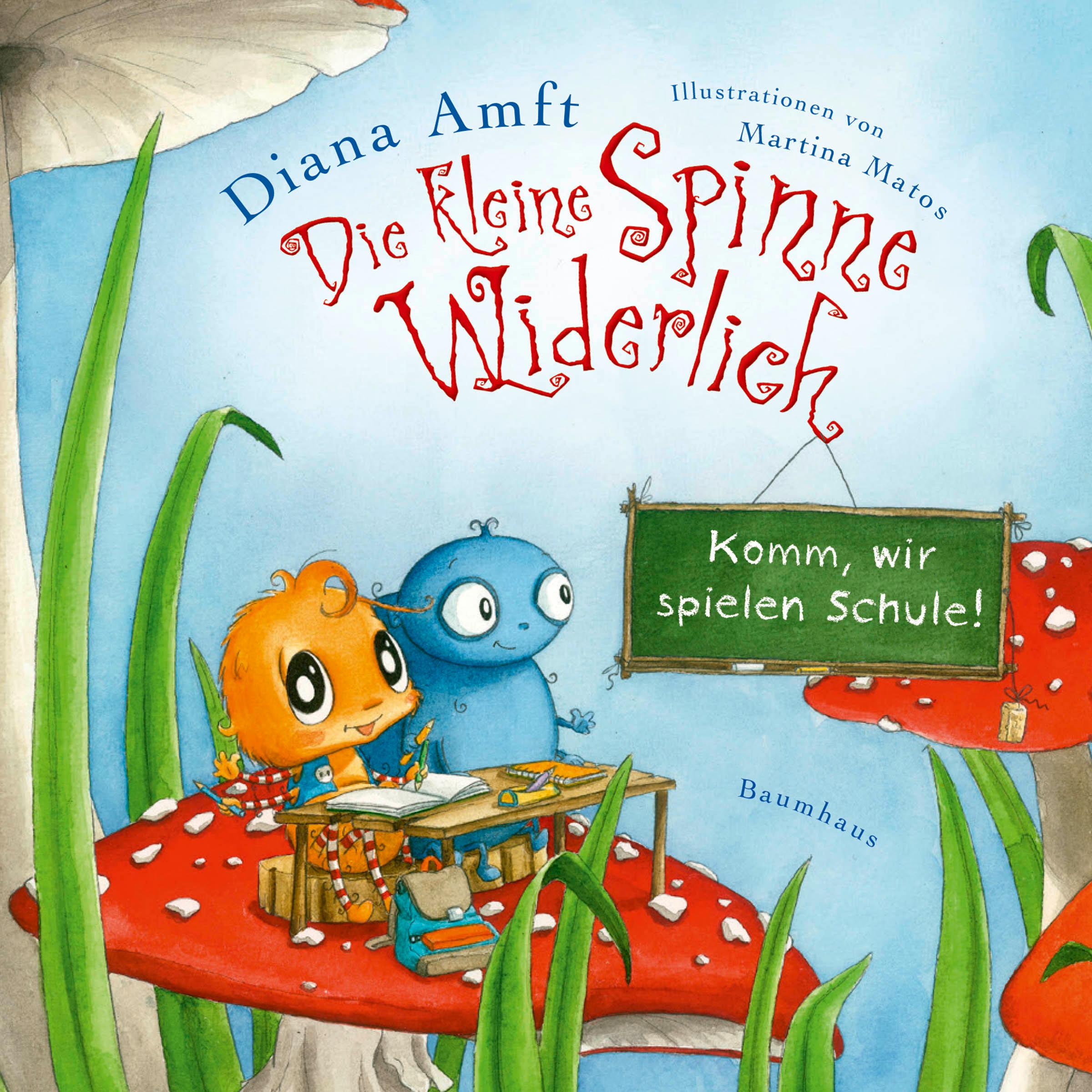 Vorderes Coverbild Die kleine Spinne Widerlich - Komm, wir spielen Schule! (Mini-Ausgabe)