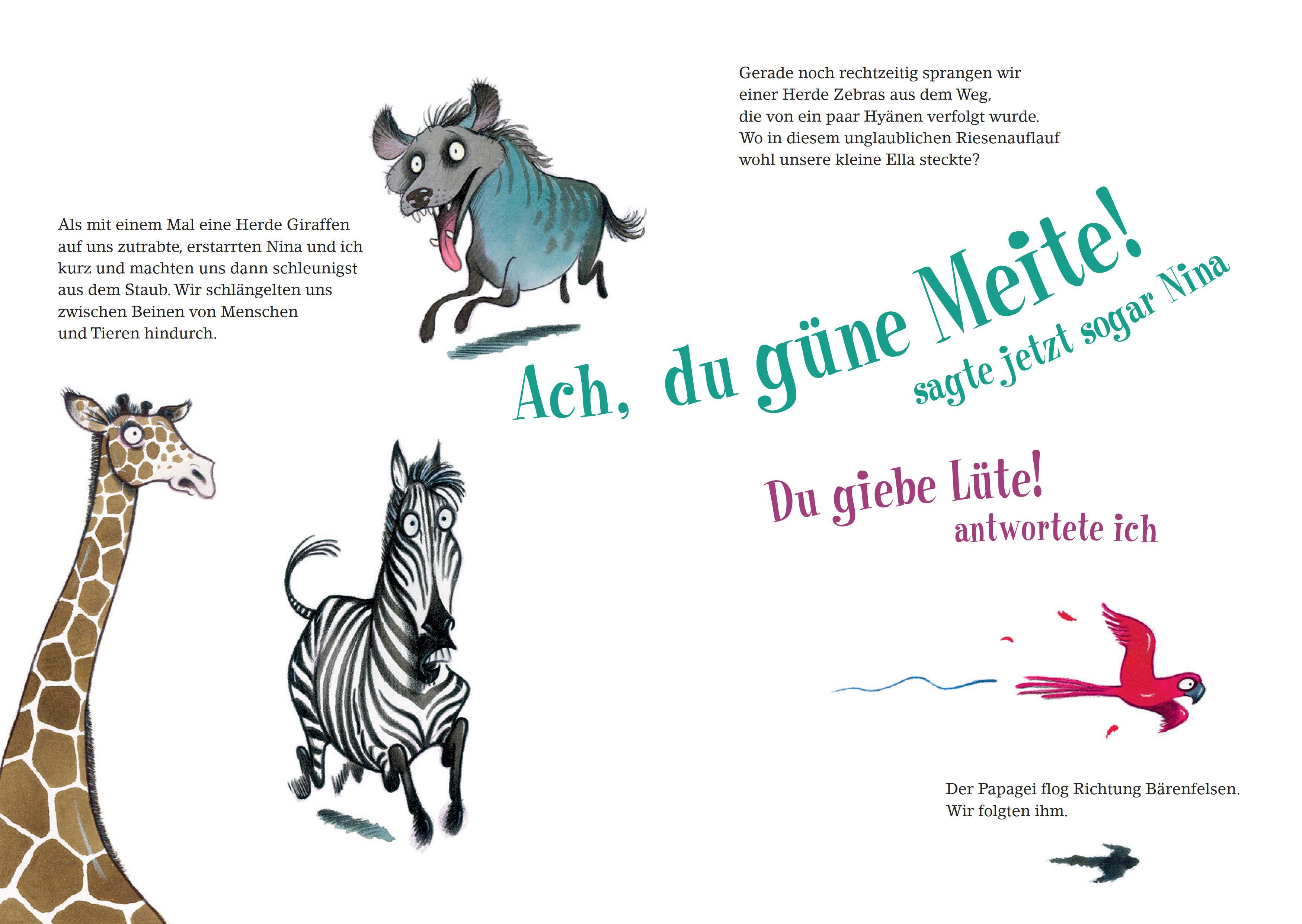 Beispielinhalt (Bild) Der Wechstabenverbuchsler im Zoo (Mini-Ausgabe)