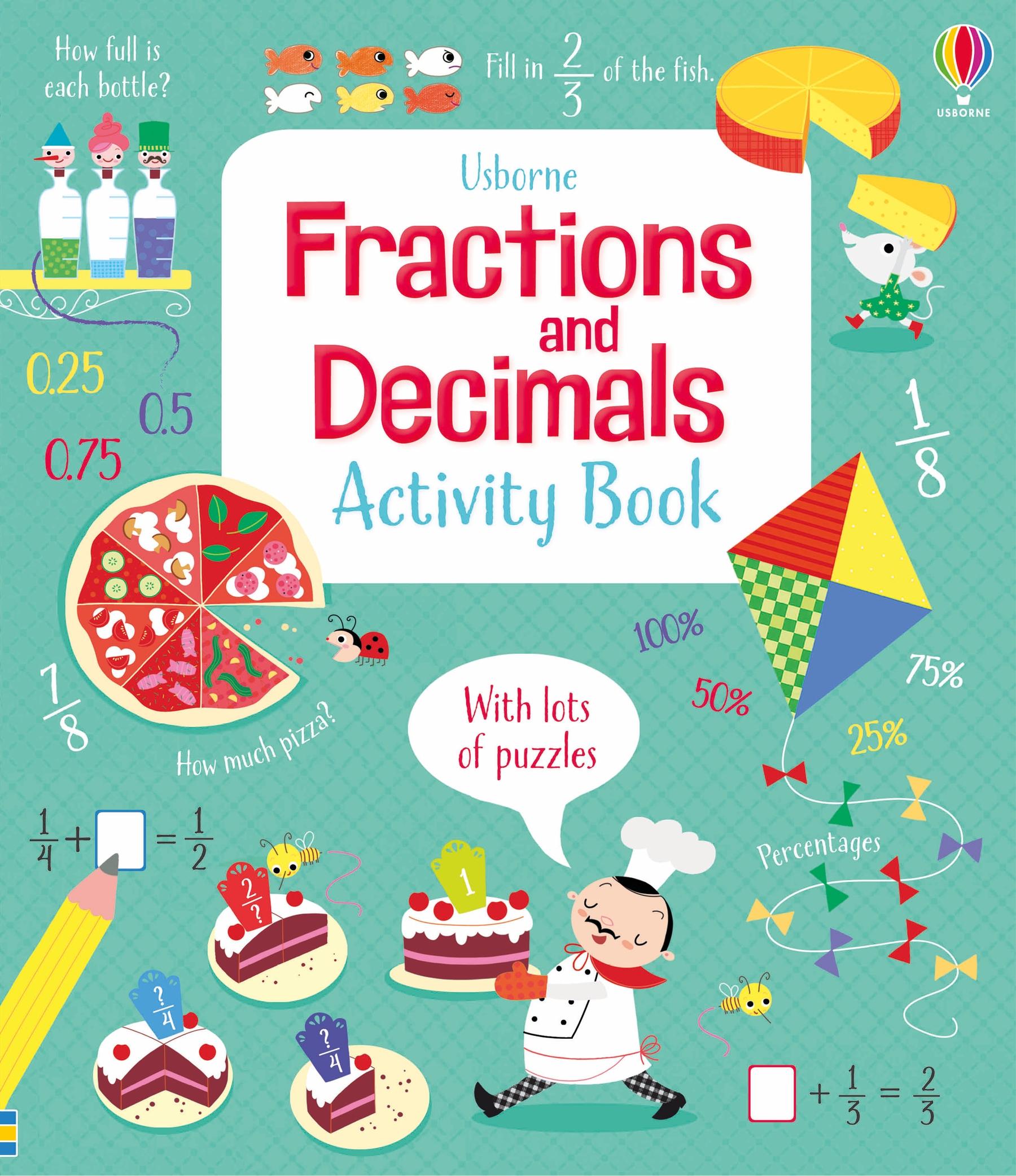 Vorderes Coverbild Fractions and Decimals Activity Book