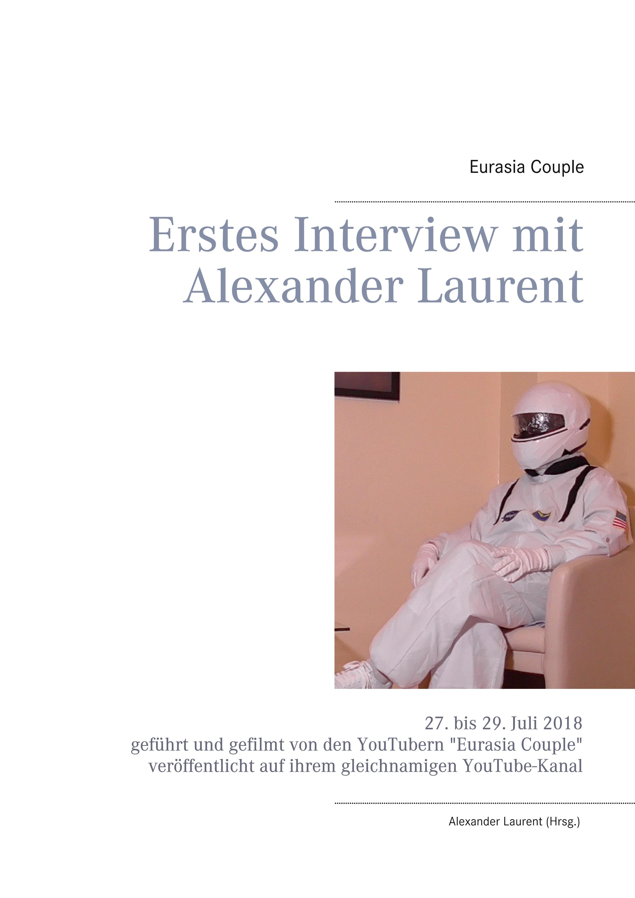 Vorderes Coverbild Erstes Interview mit Alexander Laurent