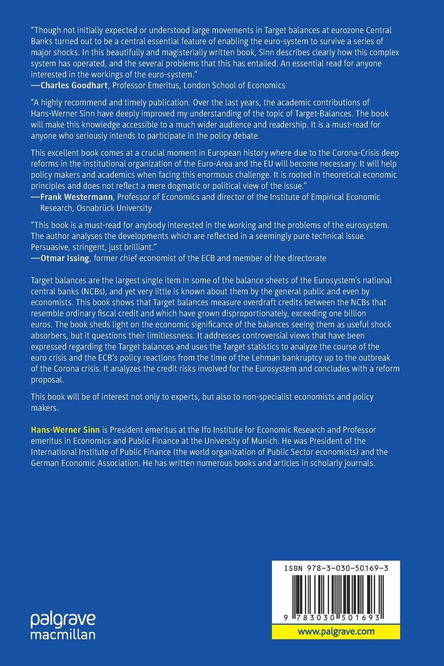 Rückseitencover The Economics of Target Balances