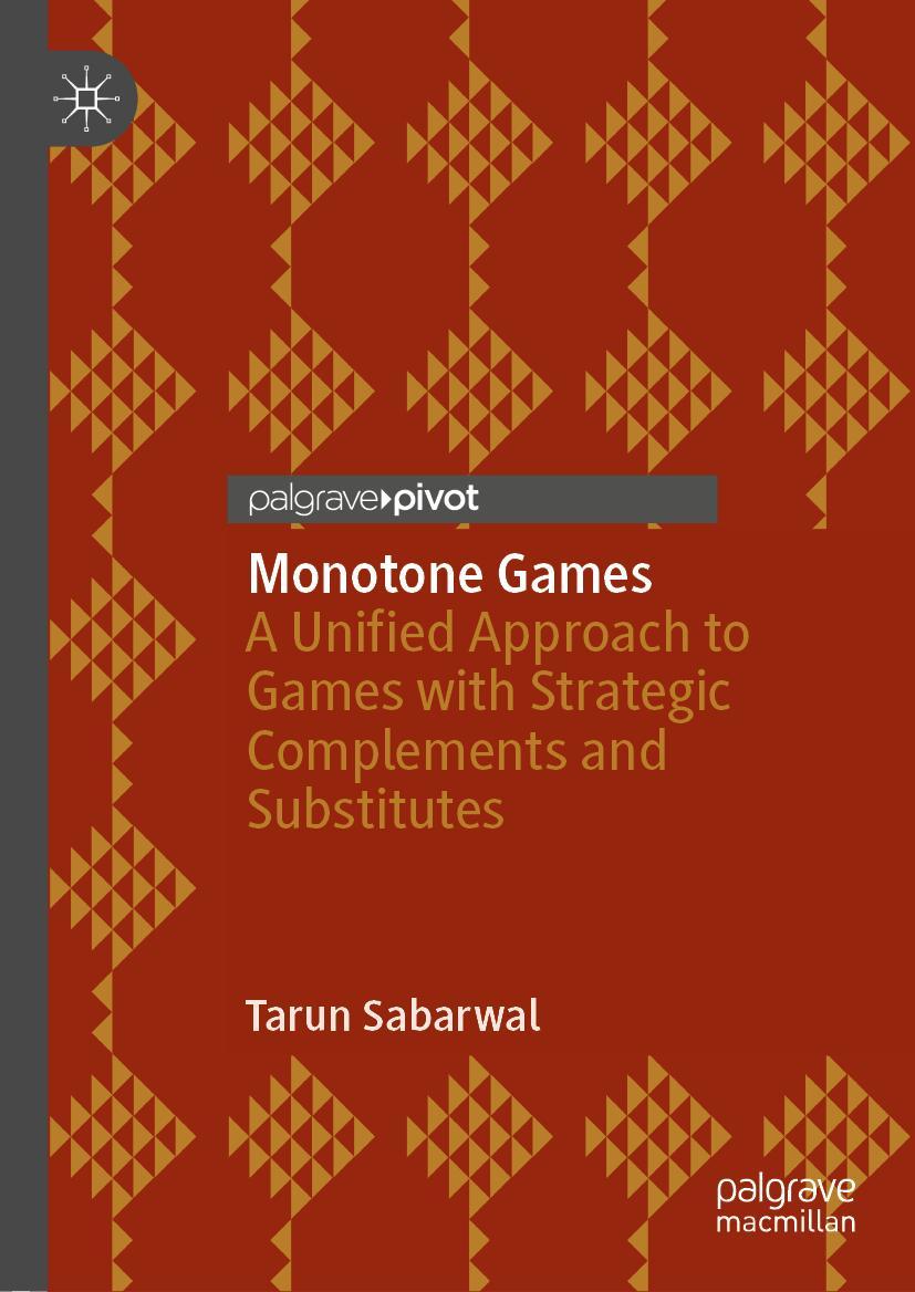 Vorderes Coverbild Monotone Games