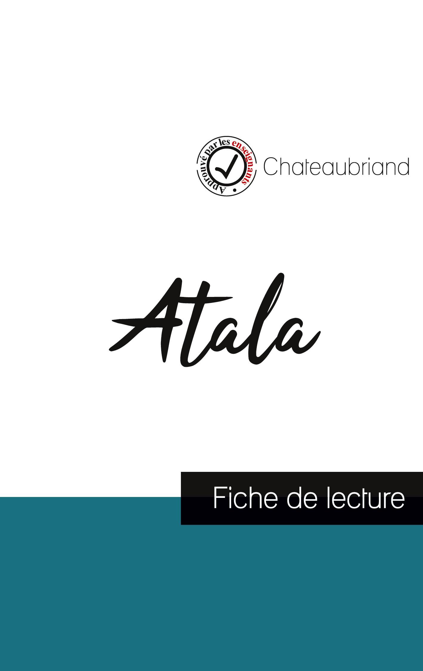 Vorderes Coverbild Atala de Chateaubriand (fiche de lecture et analyse complète de l'oeuvre)