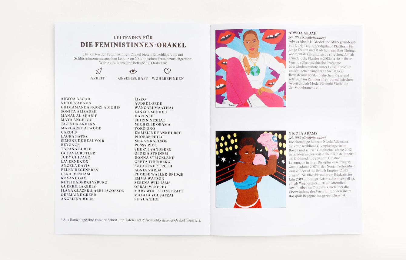 Beispielinhalt (Bild) Feministinnen-Orakel