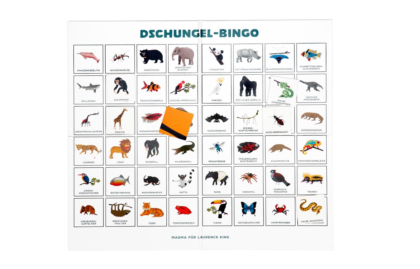 Beispielinhalt (Bild) Dschungel-Bingo