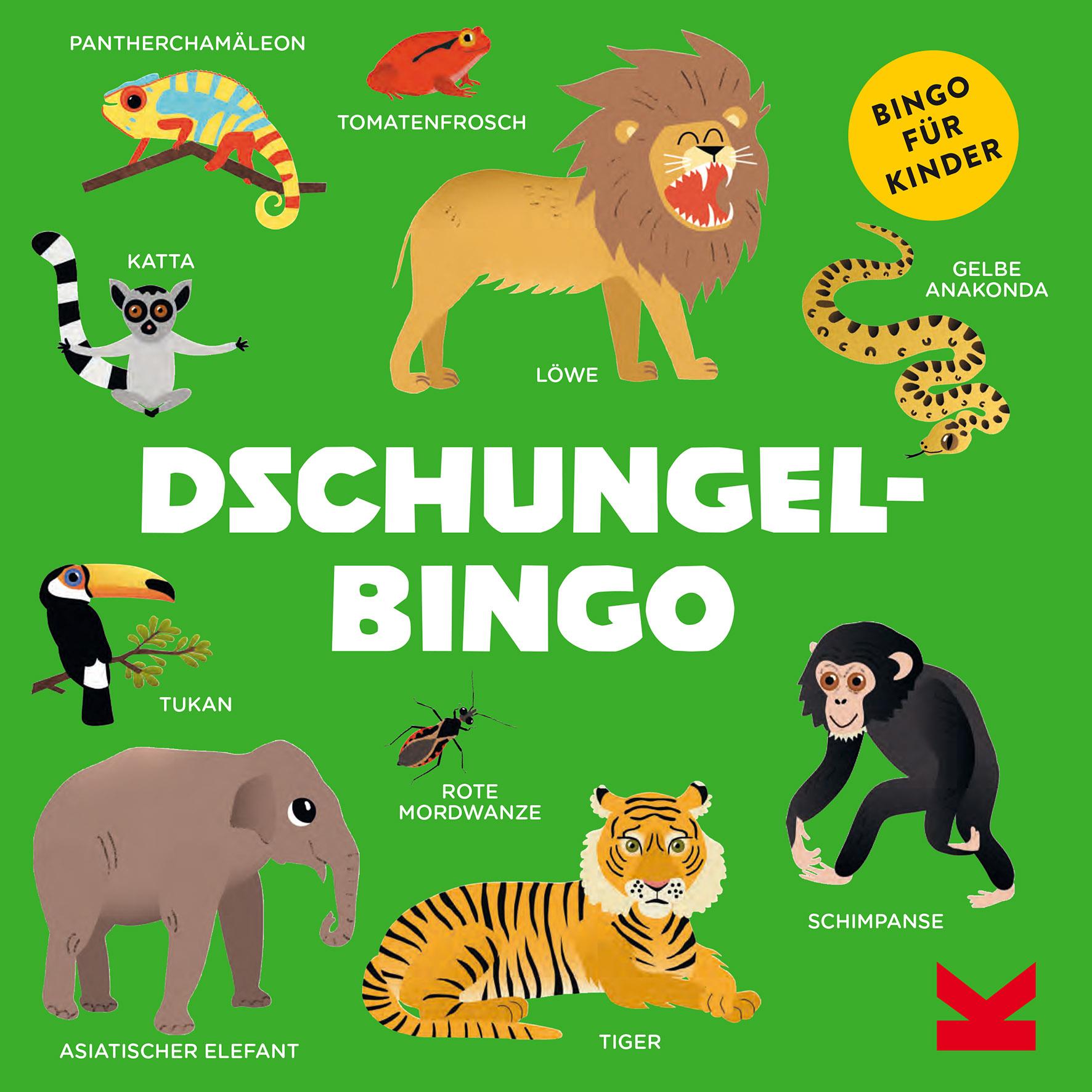Vorderes Coverbild Dschungel-Bingo