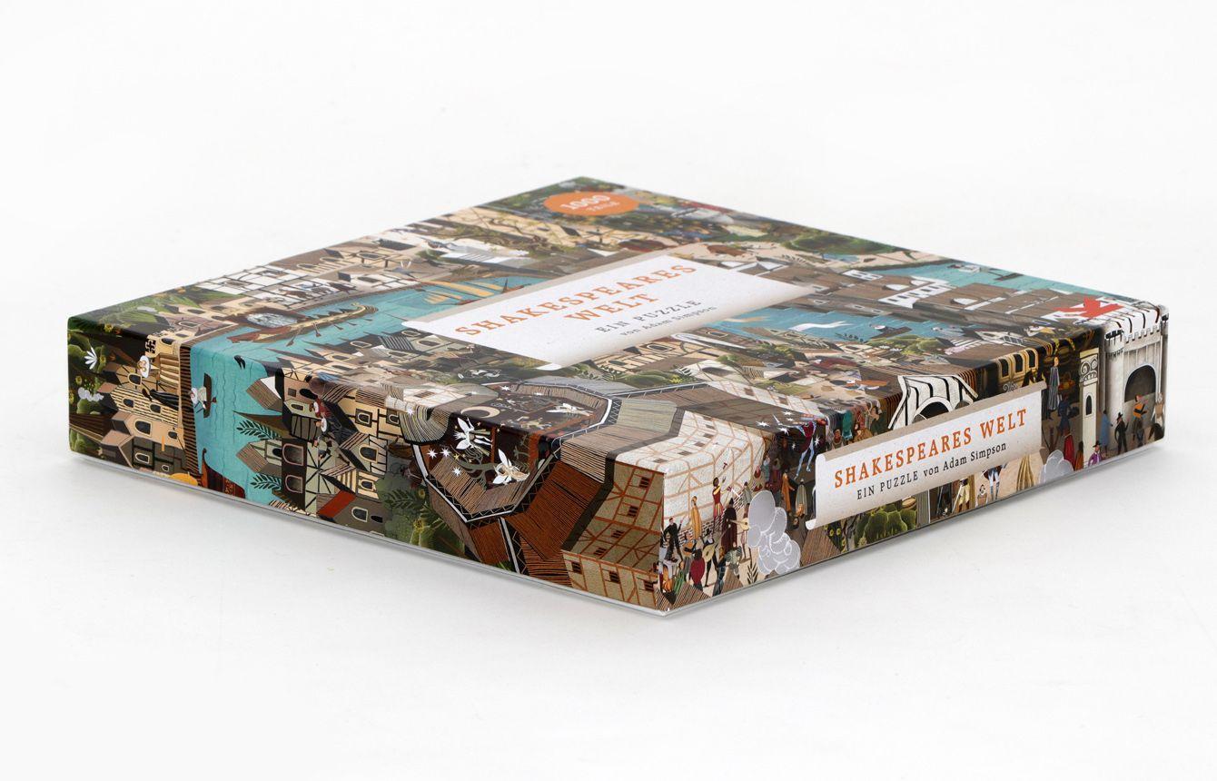 Beispielinhalt (Bild) Shakespeares Welt. Puzzle 1000 Teile