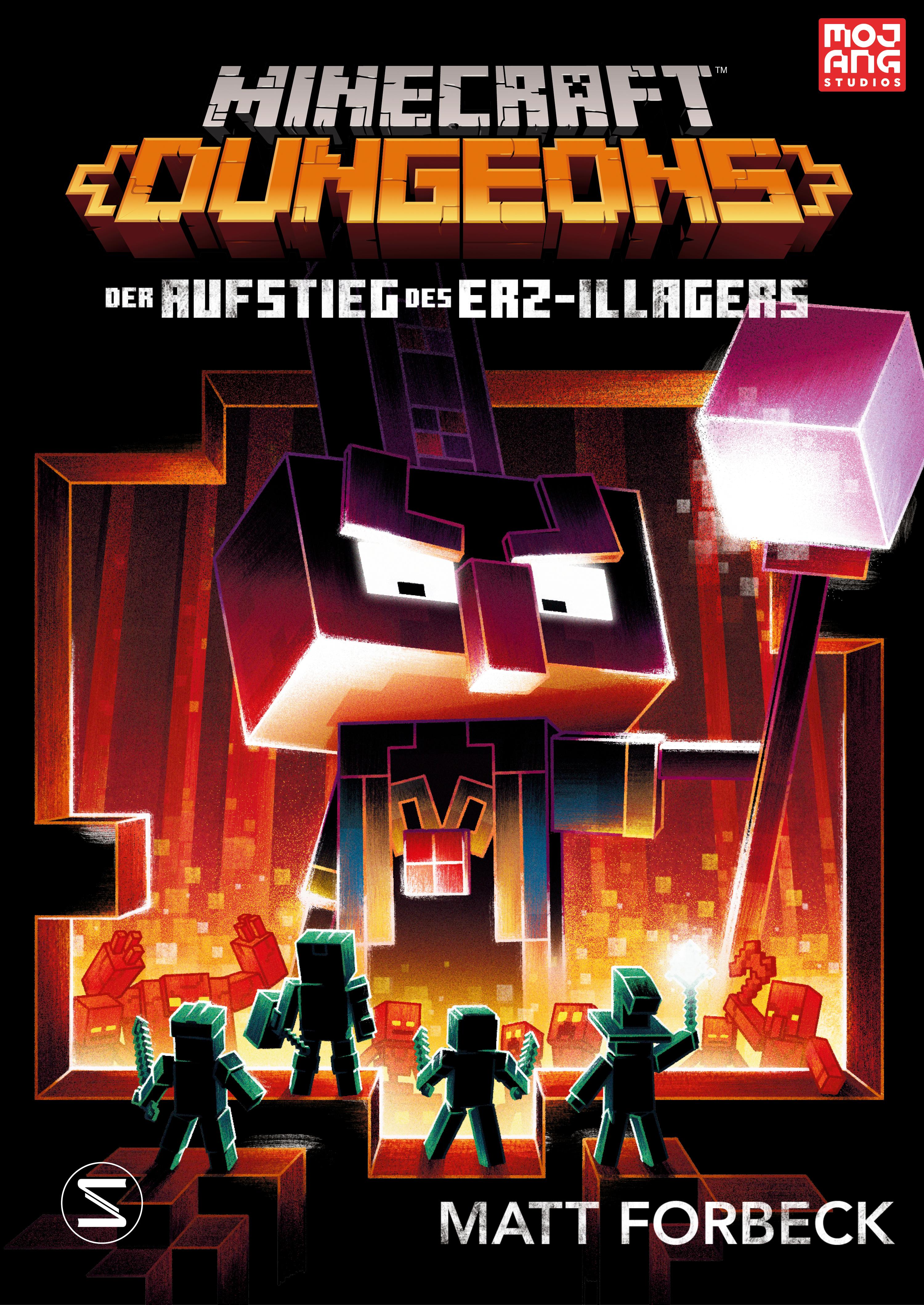 Vorderes Coverbild Minecraft Dungeons Roman - Der Aufstieg des Erz-Illagers