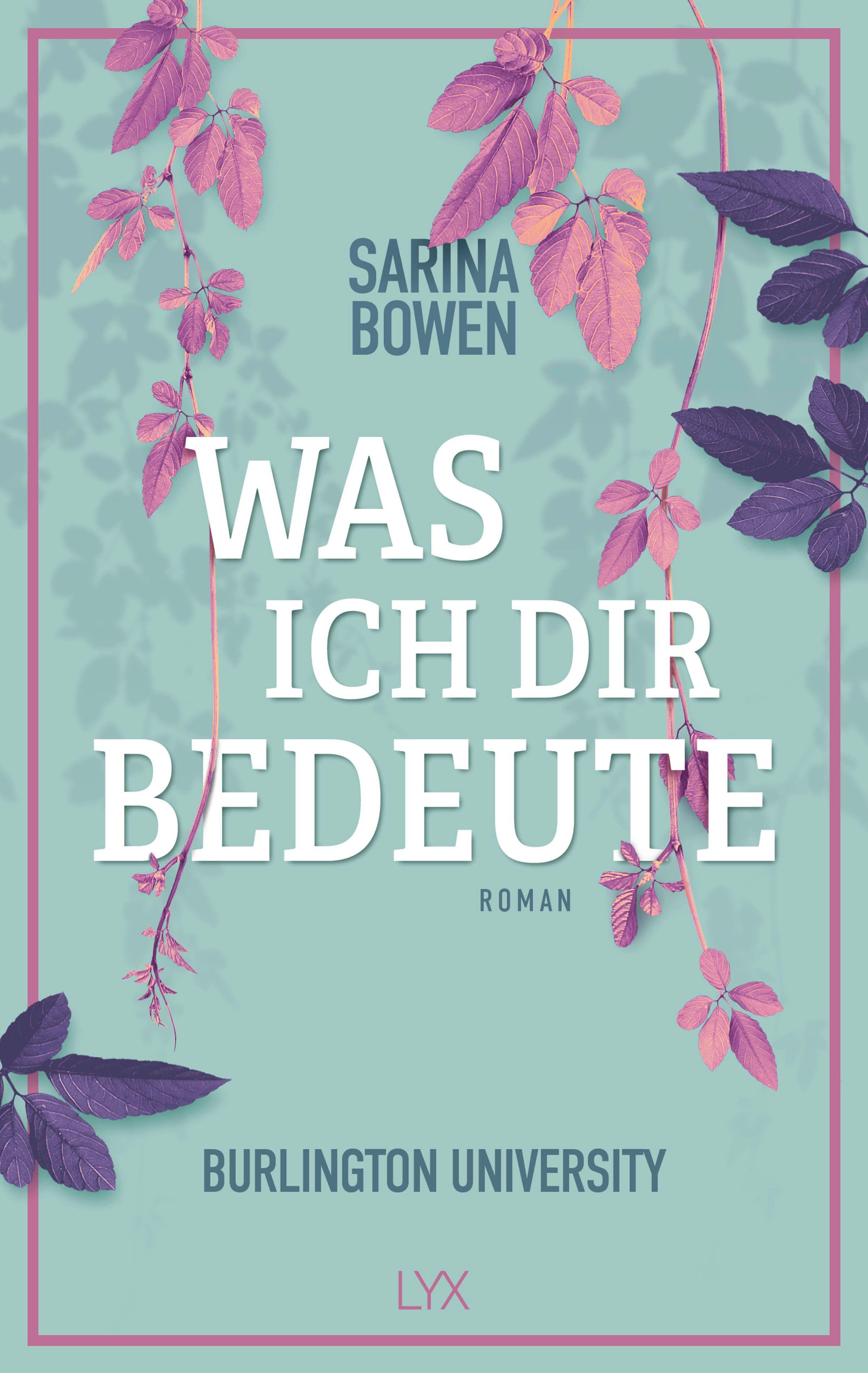Vorderes Coverbild Was ich dir bedeute - Burlington University