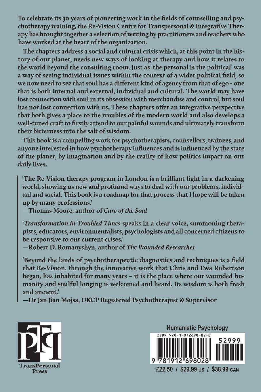 Rückseitencover Transformation in Troubled Times