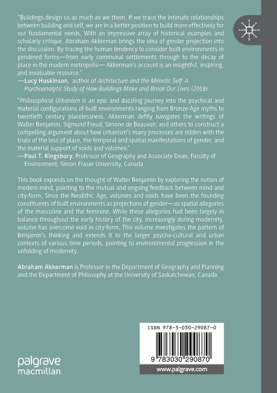 Rückseitencover Philosophical Urbanism