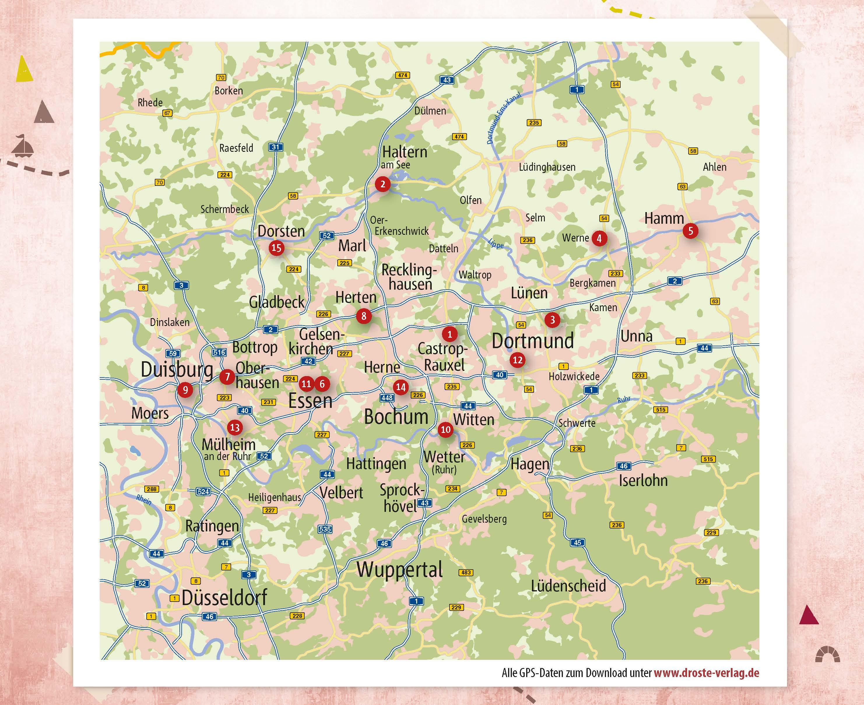 Beispielinhalt (Bild) Ruhrgebiet. Radeln für die Seele