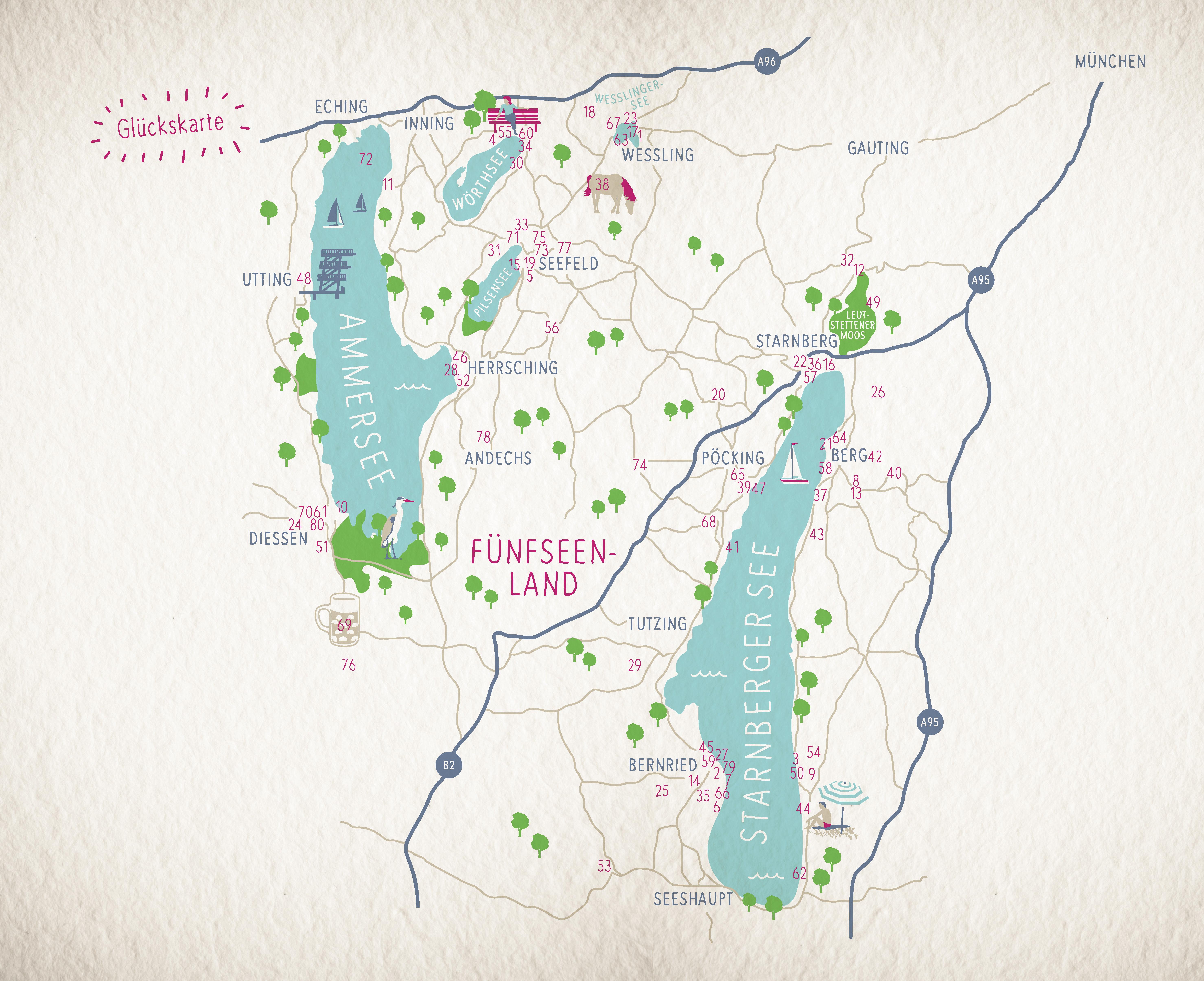 Beispielinhalt (Bild) Glücksorte im Fünfseenland
