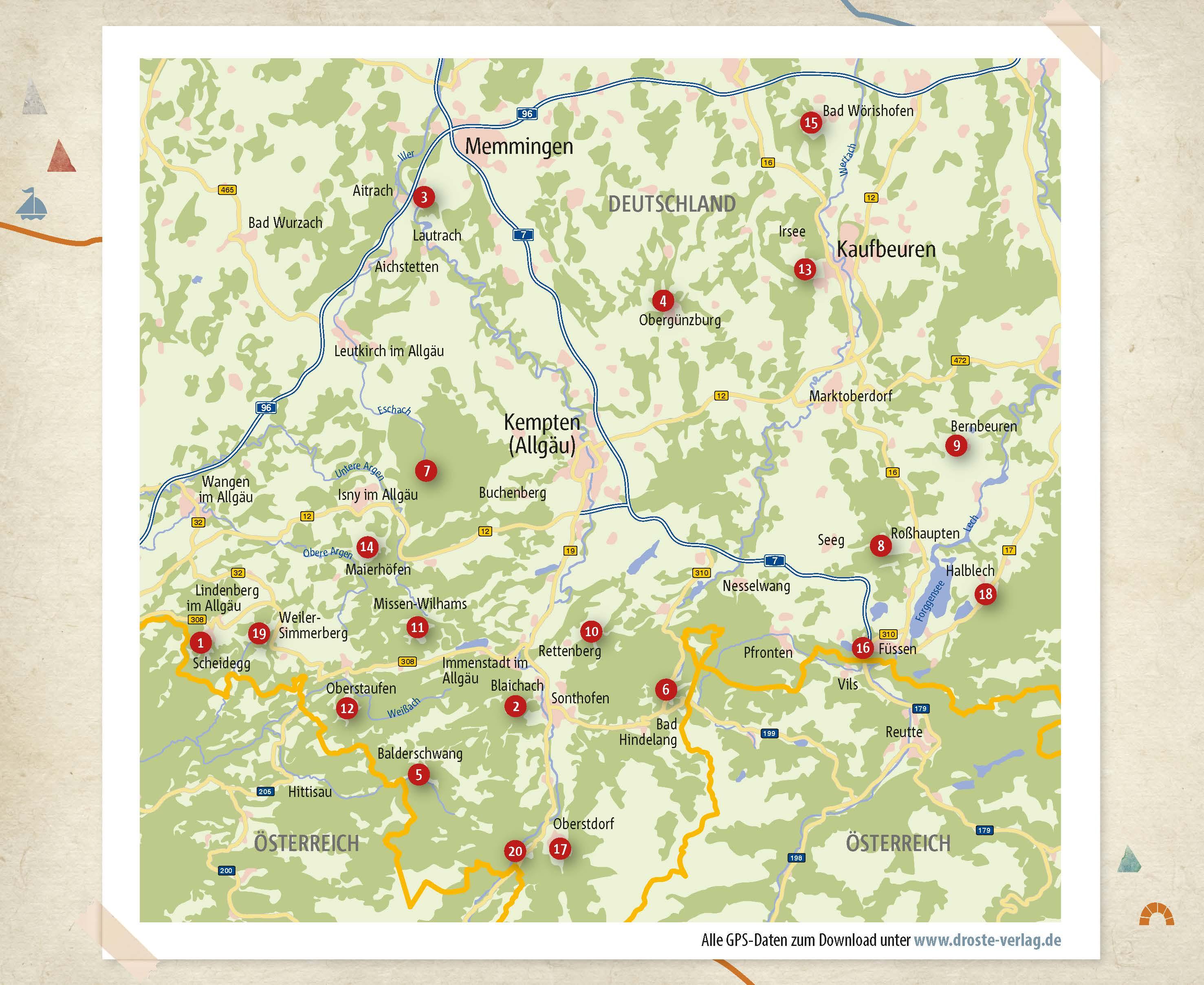 Beispielinhalt (Bild) Allgäu. Wandern für die Seele