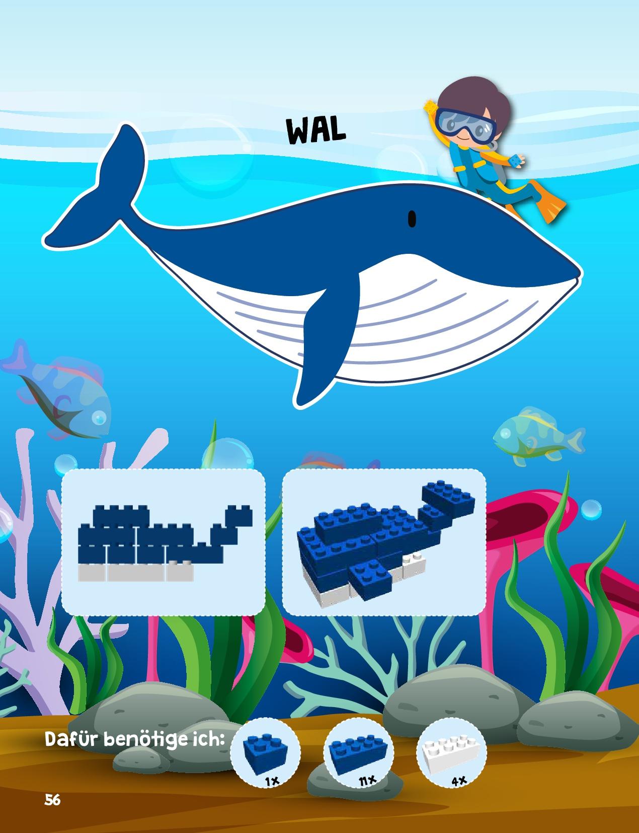 Beispielinhalt (Bild) Tipps für Kids: Das Ideenbuch für LEGO® Basis-Steine