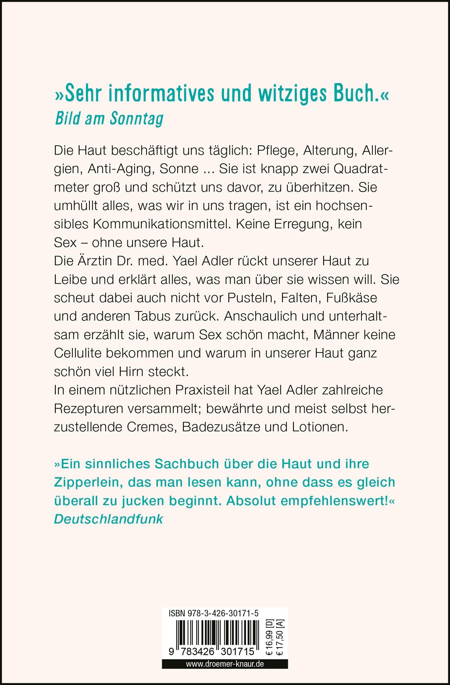 Rückseitencover Haut nah