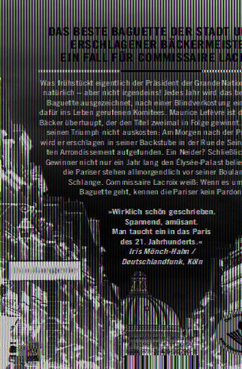 Rückseitencover Lacroix und der Bäcker von Saint-Germain