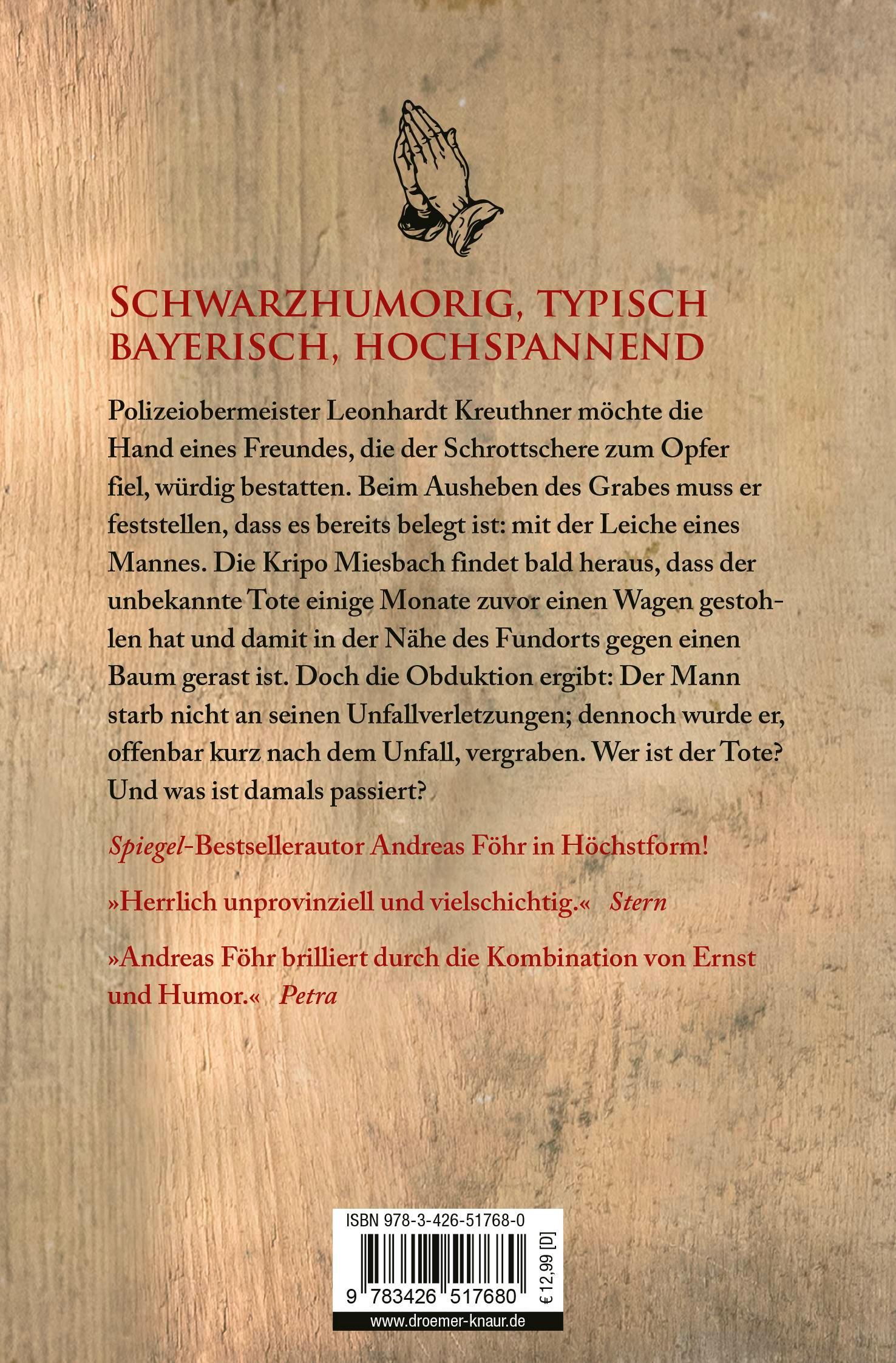 Rückseitencover Tote Hand