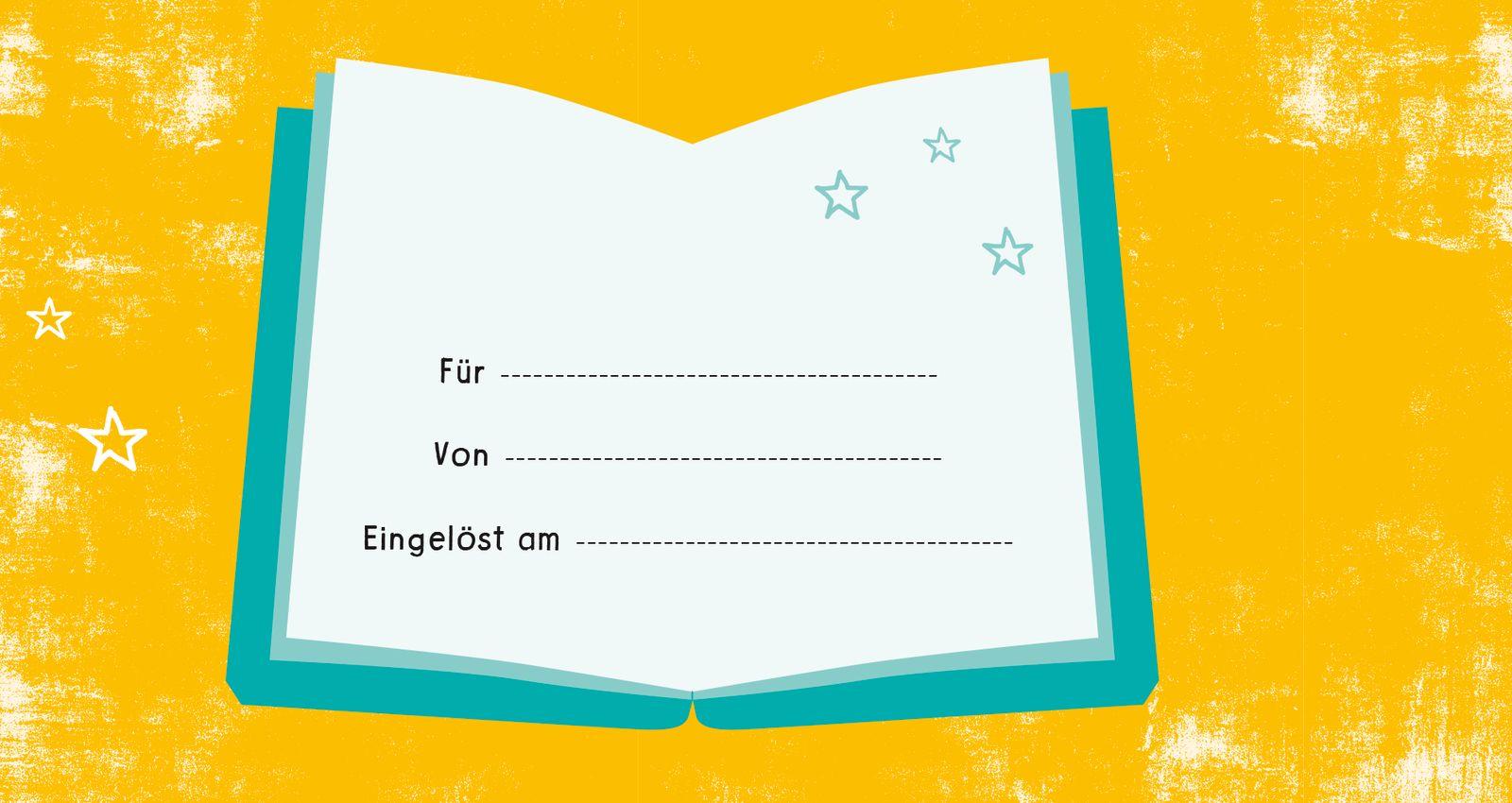 Beispielinhalt (Bild) Schulkind! 12 Gutscheine, die Kindern Spaß machen