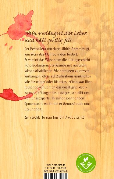 Rückseitencover Wein ist gesund