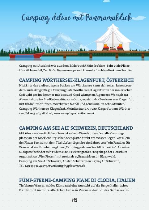 Beispielinhalt (Bild) Unterwegs: Camping-Logbuch