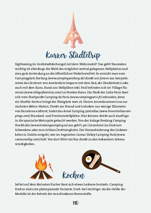 Beispielinhalt (Bild) Unterwegs: Camping-Logbuch
