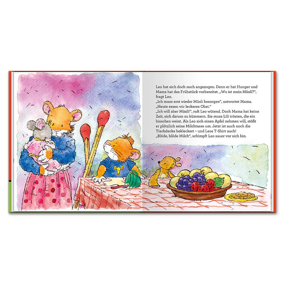 Beispielinhalt (Bild) Leo Lausemaus ist wütend