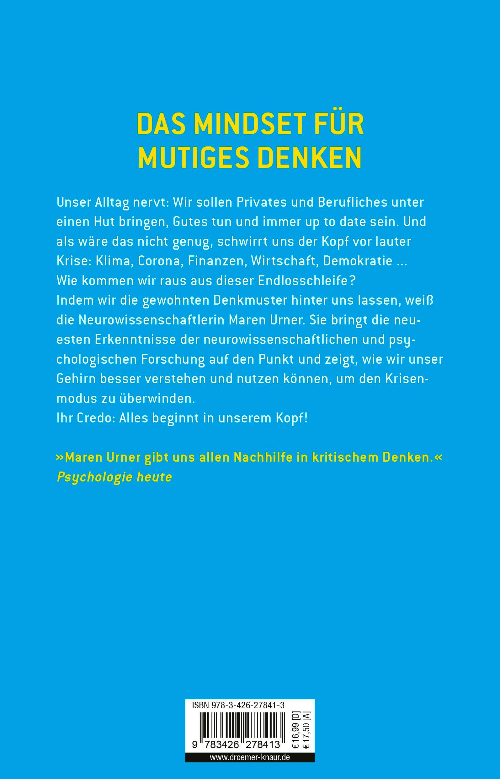 Rückseitencover Raus aus der ewigen Dauerkrise