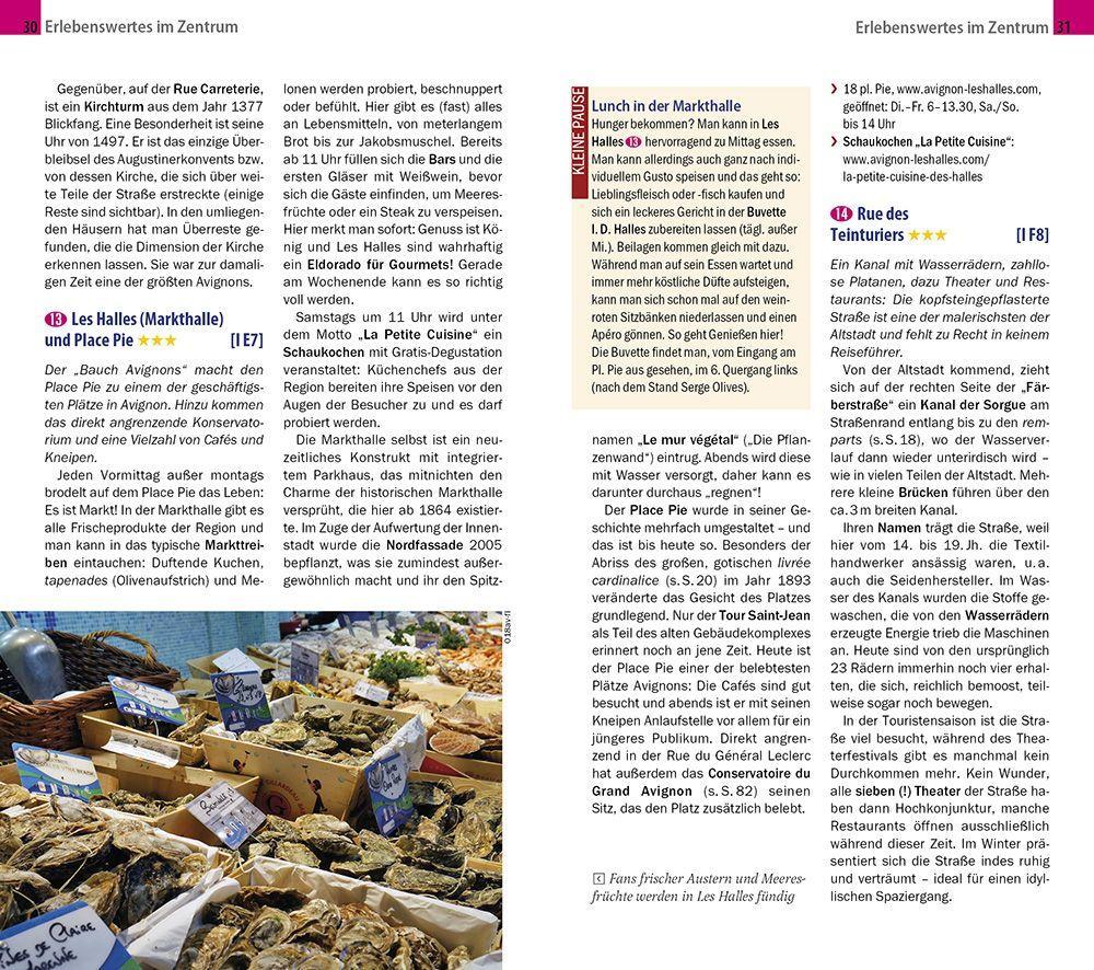 Beispielinhalt (Bild) Reise Know-How CityTrip Avignon mit Arles