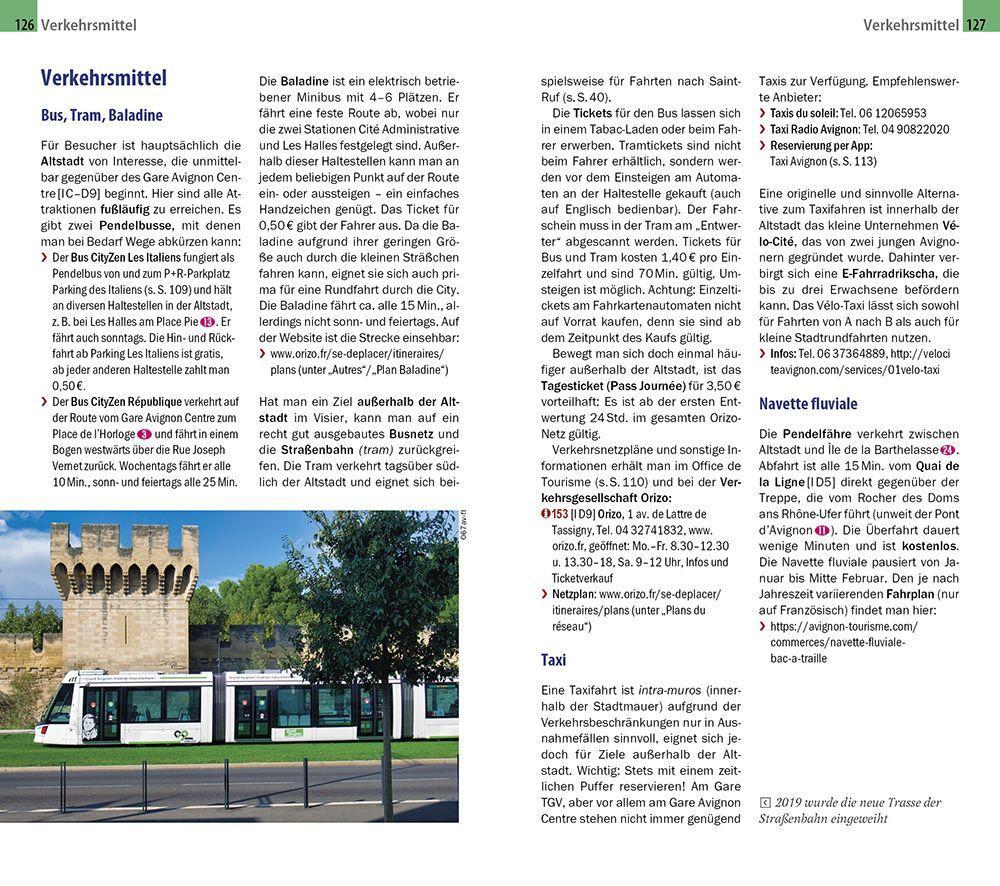 Beispielinhalt (Bild) Reise Know-How CityTrip Avignon mit Arles