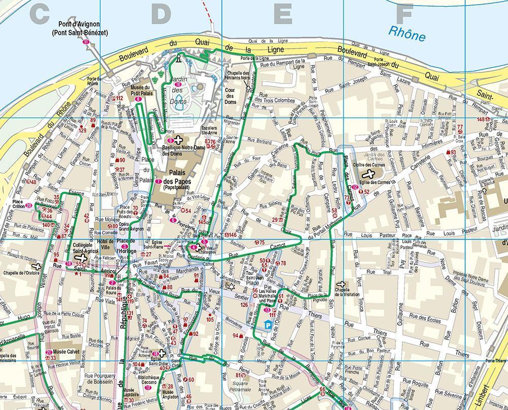 Beispielinhalt (Bild) Reise Know-How CityTrip Avignon mit Arles