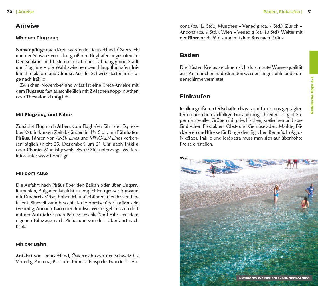 Beispielinhalt (Bild) Reise Know-How Wanderführer Kreta