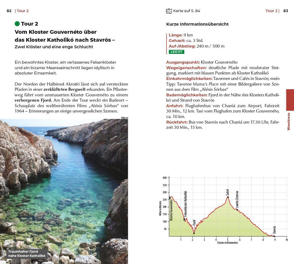 Beispielinhalt (Bild) Reise Know-How Wanderführer Kreta