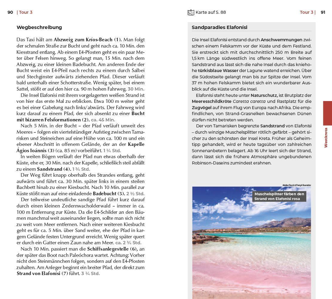 Beispielinhalt (Bild) Reise Know-How Wanderführer Kreta