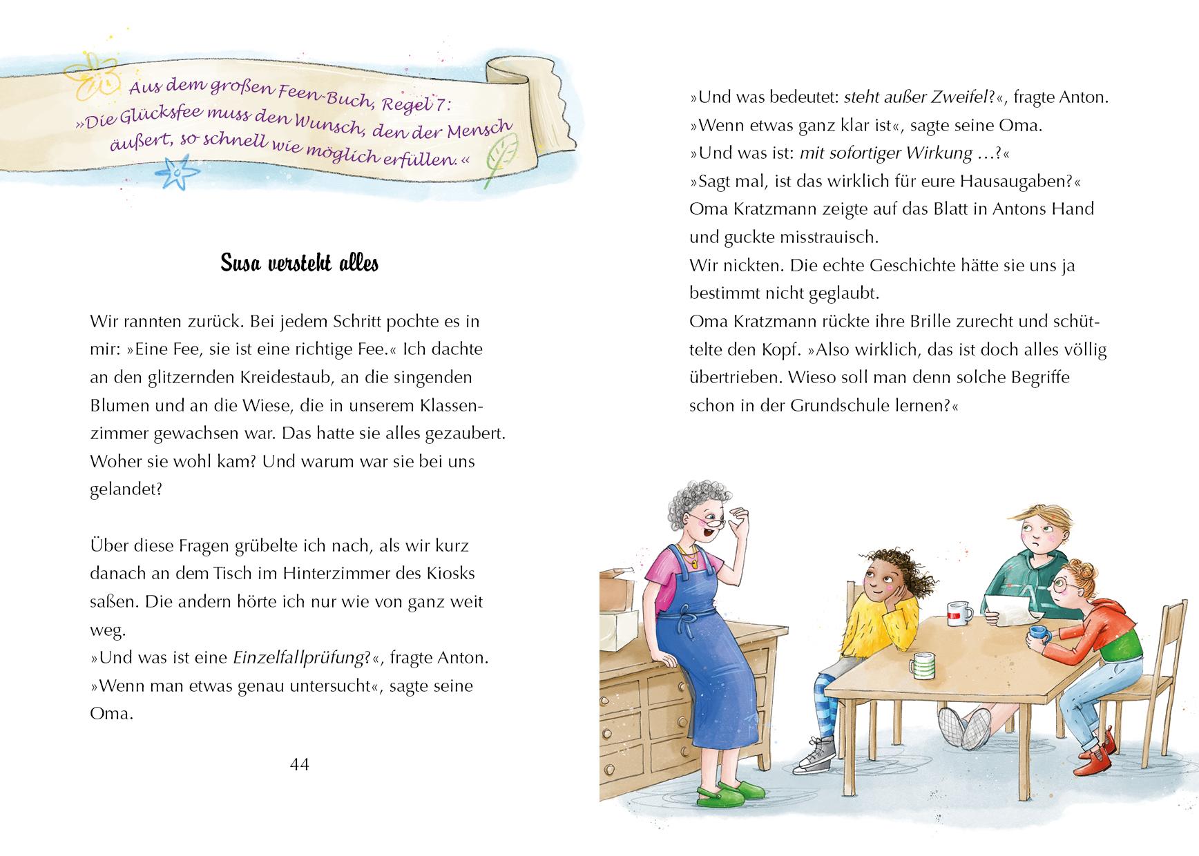 Beispielinhalt (Bild) Unsere Frau Fee - Feenstaub im Klassenzimmer