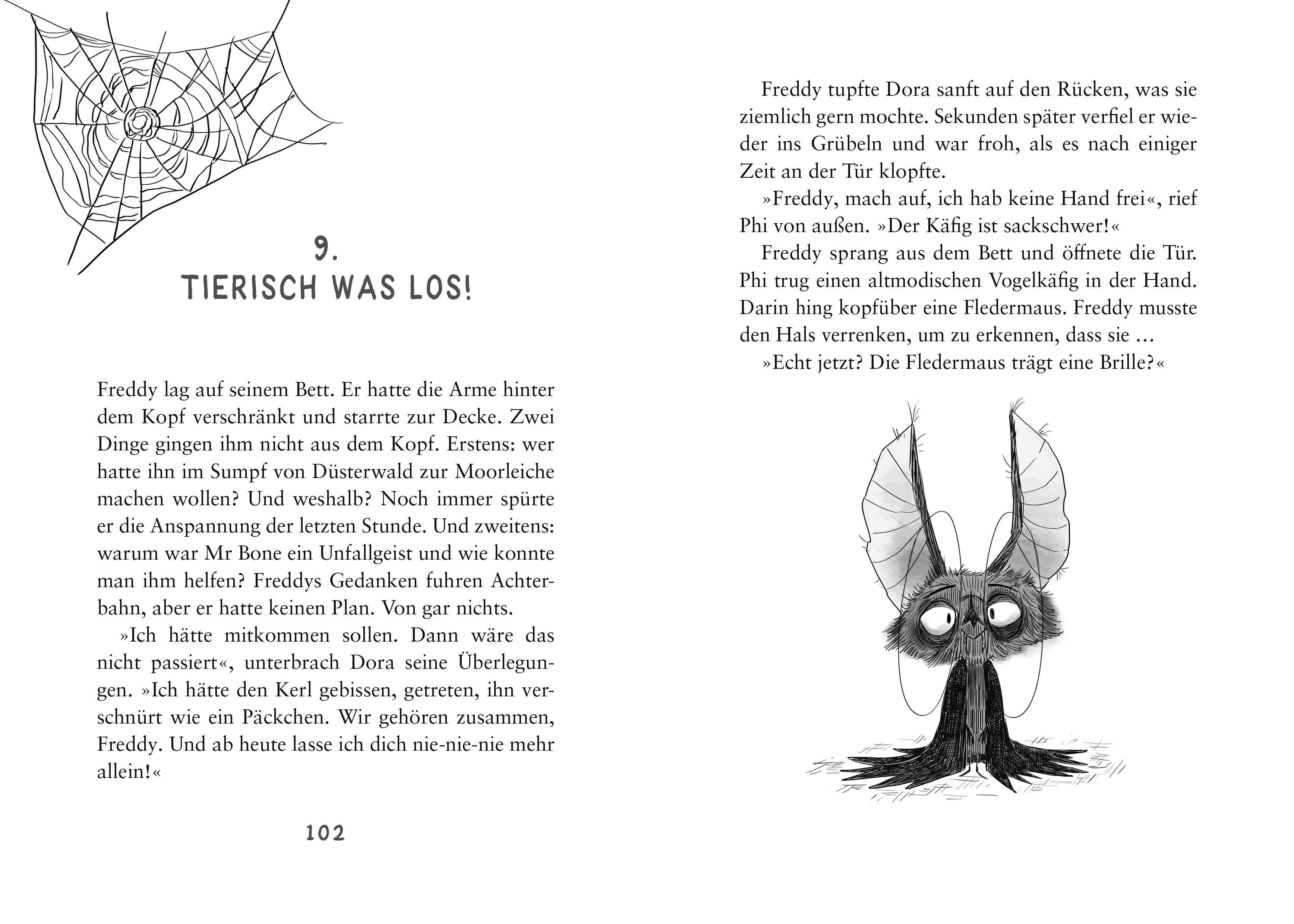 Beispielinhalt (Bild) Geisterschule Blauzahn - Lehrer mit Biss