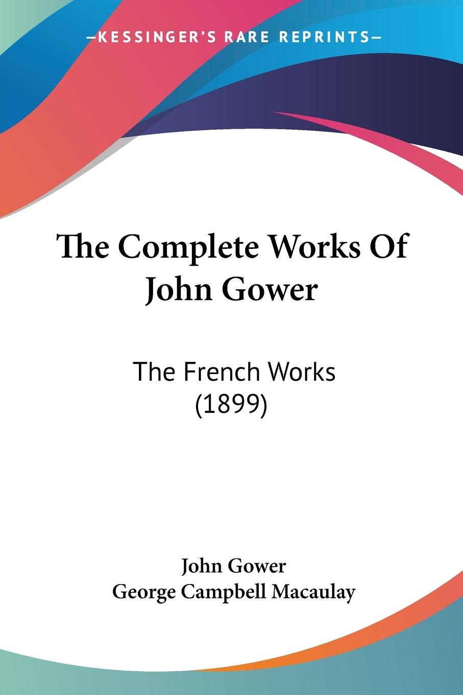 Vorderes Coverbild The Complete Works Of John Gower