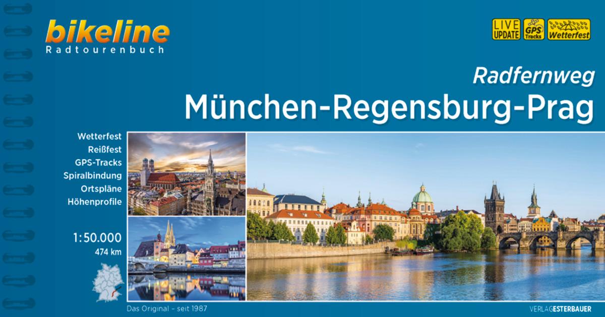 Vorderes Coverbild München-Regensburg-Prag Radfernweg