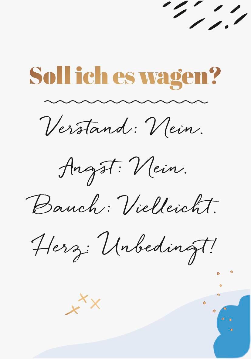 Beispielinhalt (Bild) Eines Tages oder Tag eins - Motivationskarten für zwischendurch