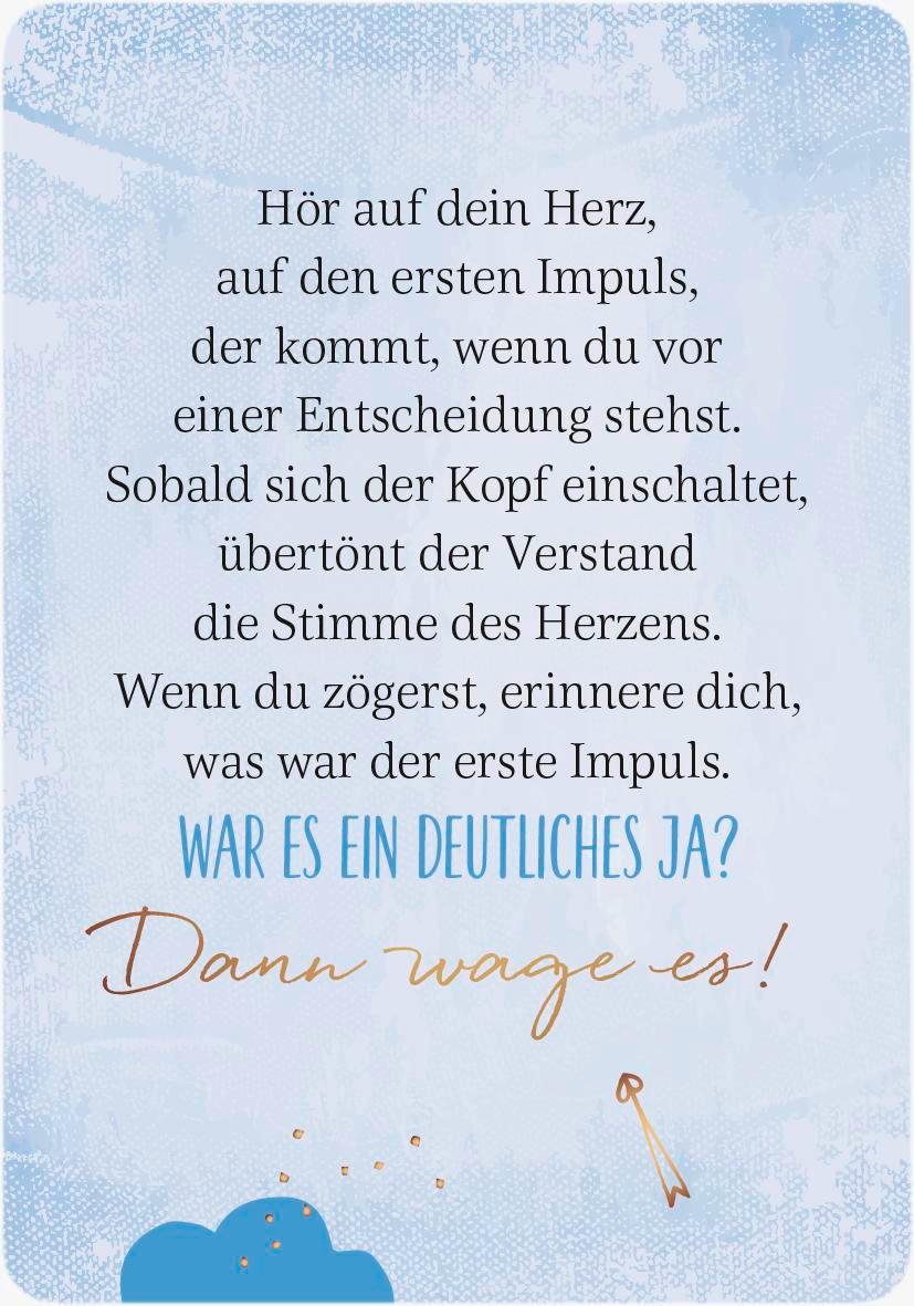 Beispielinhalt (Bild) Eines Tages oder Tag eins - Motivationskarten für zwischendurch