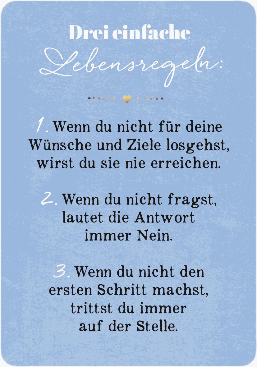 Beispielinhalt (Bild) Eines Tages oder Tag eins - Motivationskarten für zwischendurch