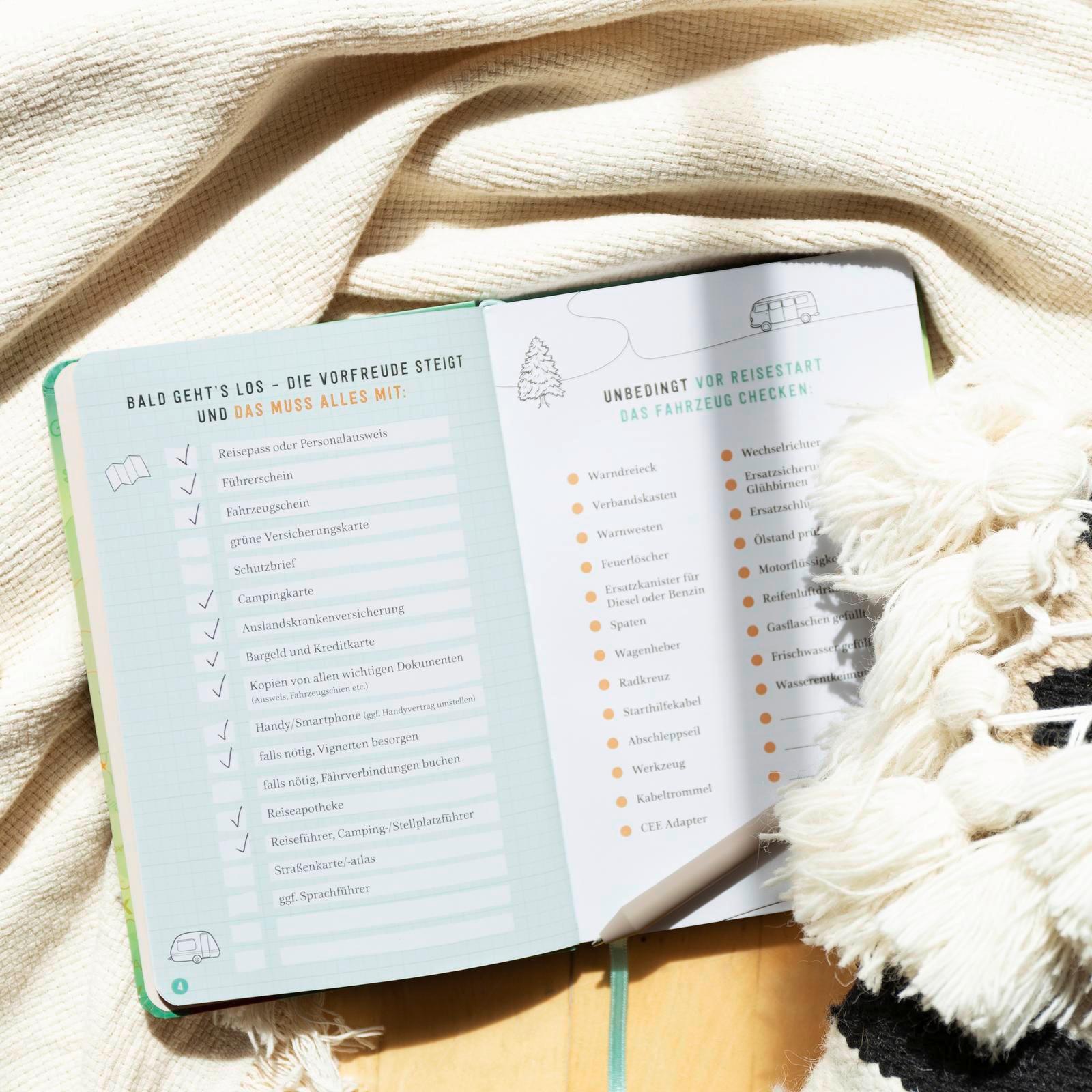 Beispielinhalt (Bild) Zuhause auf Reisen - mein Wohnmobil-Tagebuch