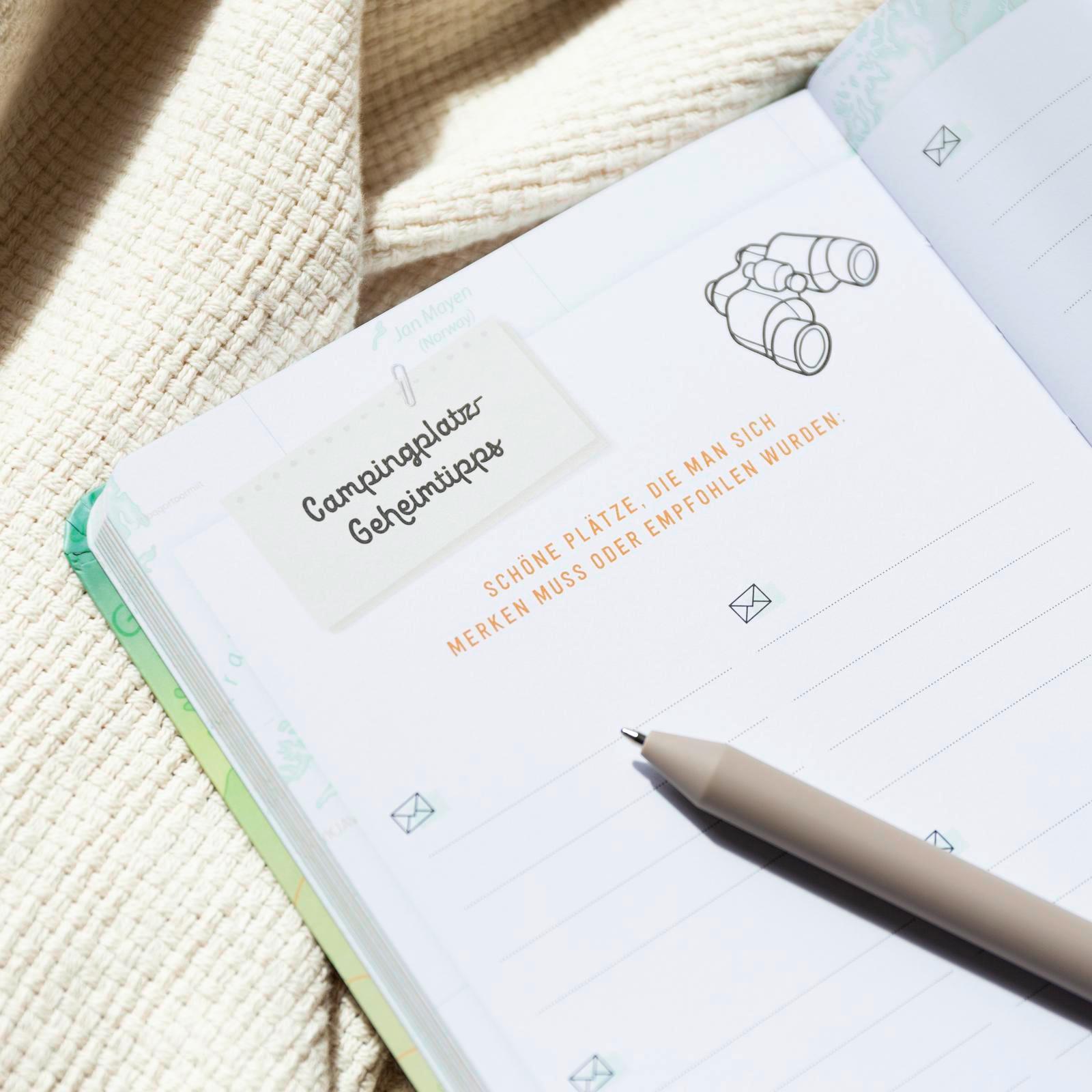 Beispielinhalt (Bild) Zuhause auf Reisen - mein Wohnmobil-Tagebuch