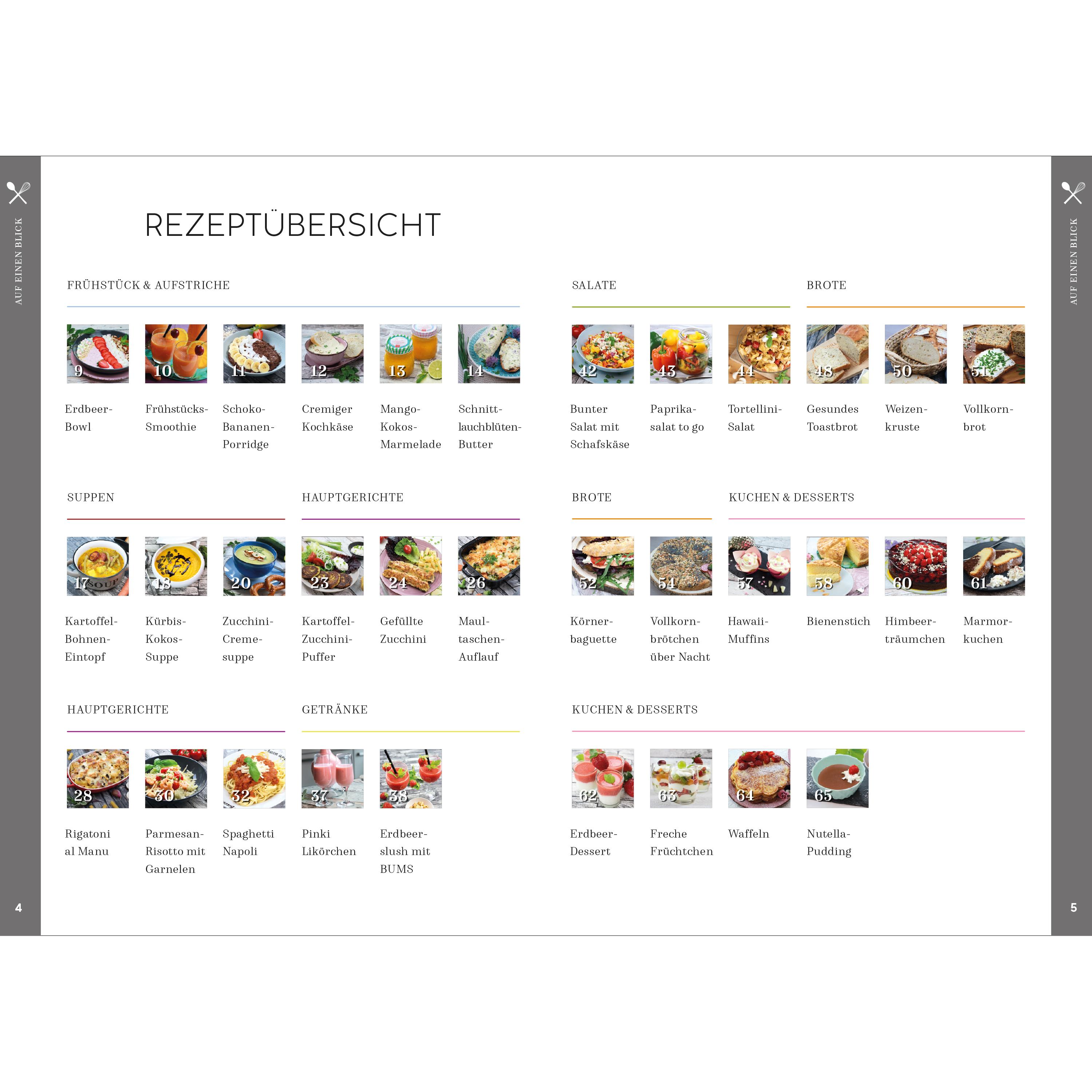 Beispielinhalt (Bild) RuckZuck Kochen mit Manu |Band 1